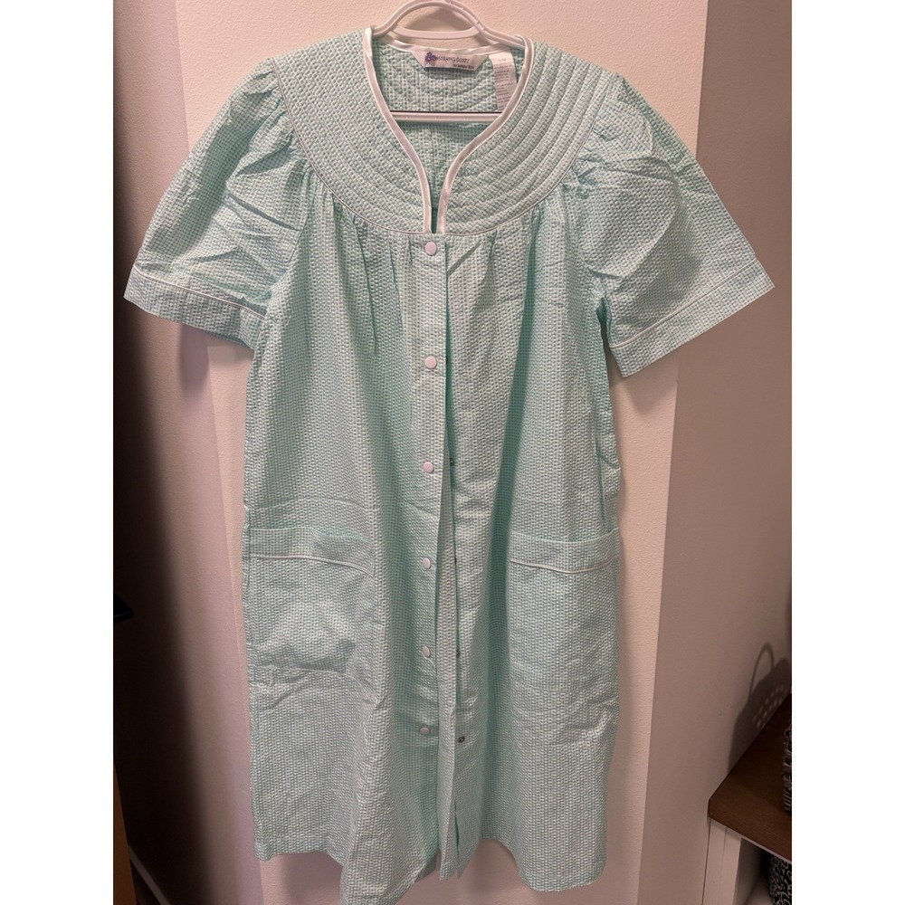 Morning Glory by Jasmine Rose Women's Floral‎ House Coat Sleep Gown Size L